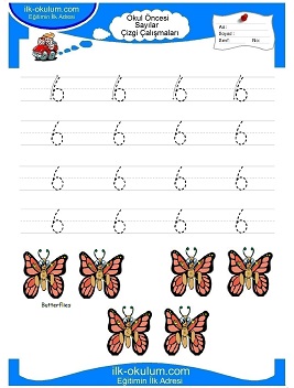 Çocuklar İçin Çizgi Çalışma Sayfaları 